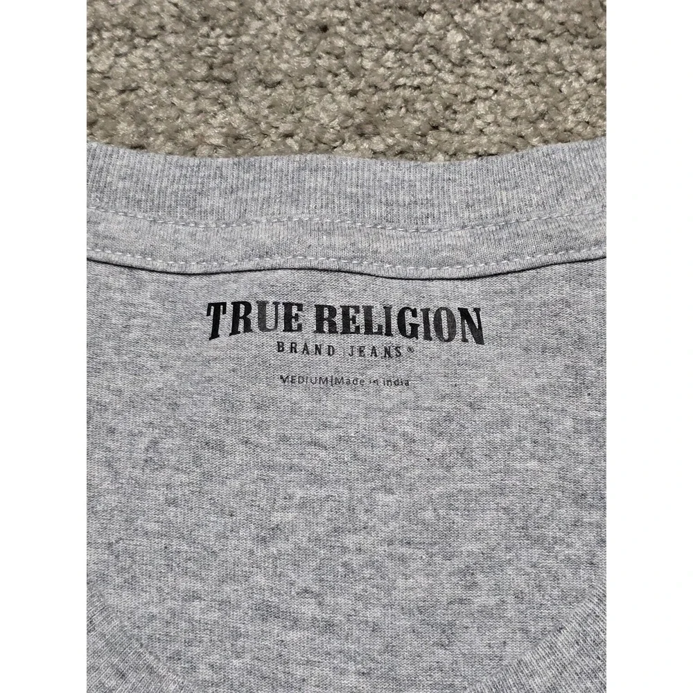 NWT True Religion Jeans‎ T-Shirt Graphic Buddha Logo Mens M